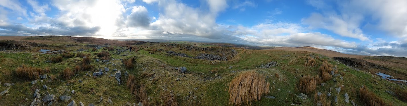 Welsh moorland panorama